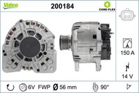 VALEO 200184 - Alternador - VALEO CORE-FLEX