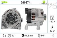 VALEO 200274 - Alternador - VALEO CORE-FLEX