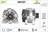 VALEO 200157 - Alternador - VALEO CORE-FLEX