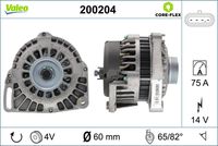 VALEO 200204 - Alternador