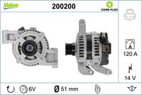 VALEO 200200 - Alternador