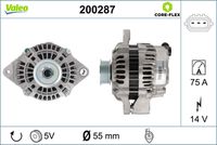 VALEO 200287 - Alternador - VALEO CORE-FLEX