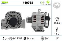 VALEO 440768 - Alternador - VALEO RE-GEN REMANUFACTURED