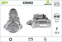 VALEO 438402 - Motor de arranque - VALEO CORE-FLEX