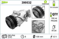 VALEO 399532 - Compresor, aire acondicionado - VALEO CORE-FLEX