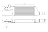 VALEO 818728 - Radiador de aire de admisión