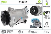 VALEO 813410 - Compresor, aire acondicionado