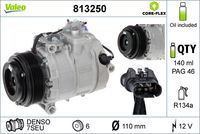 VALEO 813250 - Compresor, aire acondicionado - VALEO CORE-FLEX