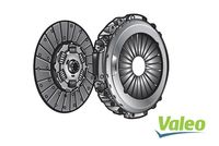 VALEO 827553 - Diámetro exterior plato de presión de embrague [mm]: 430<br>Fuerza de precarga [N]: 31500<br>Máx. par motor transmisible de los discos de embrague [Nm]: 2400<br>Artículo complementario / información complementaria 2: con cojinete de desembrague<br>Embrague: para vehículos con embrague a tracción<br>Norma de emisiones: Euro 6<br>