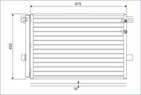 VALEO 814054 - Condensador, aire acondicionado