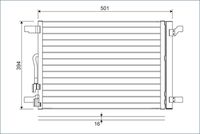 VALEO 814301 - Condensador, aire acondicionado