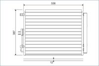 VALEO 822598 - Condensador, aire acondicionado