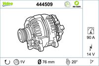 VALEO 444509 - Alternador - VALEO RE-GEN REMANUFACTURED