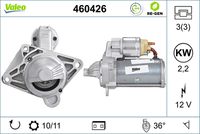 VALEO 460426 - Motor de arranque - VALEO RE-GEN REMANUFACTURED