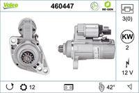 VALEO 460447 - Motor de arranque - VALEO RE-GEN REMANUFACTURED