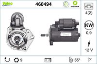 VALEO 460494 - Motor de arranque - VALEO RE-GEN REMANUFACTURED