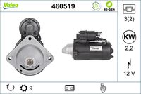 VALEO 460519 - Motor de arranque - VALEO RE-GEN REMANUFACTURED