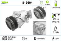 VALEO 813604 - Compresor, aire acondicionado - VALEO RE-GEN REMANUFACTURED