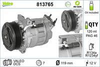 VALEO 813765 - Compresor, aire acondicionado - VALEO RE-GEN REMANUFACTURED