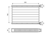 VALEO 812401 - Radiador de calefacción