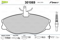 VAICO V460162 - Ancho [mm]: 105,0<br>Sistema de frenos: BENDIX<br>Contacto avisador de desgaste: no preparado para indicador de desgaste<br>Espesor [mm]: 11<br>Perfil cabeza tornillo/tuerca: Torx interior<br>Altura [mm]: 54,9<br>Contacto avisador de desgaste: excl. contacto de avisador de desgaste<br>Artículo complementario/Información complementaria: con accesorios<br>Artículo complementario / información complementaria 2: con tornillos<br>Lado de montaje: Eje trasero<br>Peso [kg]: 0,978<br>