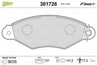 VAICO V460159 - Juego de pastillas de freno - Q+, calidad de primer equipo