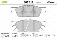 TRISCAN 8105161622 - Kit de accesorios, pastillas de frenos