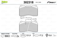 TRW GDB1603 - Juego de pastillas de freno