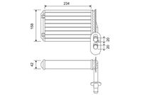 VALEO 812031 - Radiador de calefacción