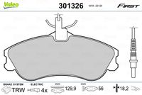 TRW GDB1563 - Lado de montaje: Eje delantero<br>Restricción de fabricante: BOSCH<br>Contacto avisador de desgaste: no preparado para indicador de desgaste<br>Ancho [mm]: 137<br>Altura [mm]: 51<br>Espesor [mm]: 18,8<br>Pastilla de freno: con borde biselado<br>Artículo complementario/Información complementaria: con accesorios<br>Artículo complementario / información complementaria 2: con tornillos pinza freno<br>Frenos: Pastillas con bajo polvo residual<br>Frenos: también para discos de freno perforados<br>Homologación: E9 90R-02A1062/1046<br>SVHC: No hay información disponible, diríjase al fabricante.<br>