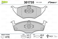 TRW GDB1375 - Juego de pastillas de freno