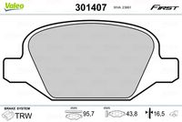 VAICO V240069 - Lado de montaje: Eje delantero<br>Restricción de fabricante: ATE<br>Contacto avisador de desgaste: con contacto avisador de desgaste<br>Homologación: E1 90R 01024/405<br>Espesor [mm]: 19<br>Longitud contacto de aviso [mm]: 215<br>Número de indicadores de desgaste [por eje]: 1<br>Longitud 1 [mm]: 156,4<br>Longitud 2 [mm]: 155,1<br>Altura 1 [mm]: 58,9<br>Altura 2 [mm]: 61,6<br>Nº art. de accesorio recomendado: PFK302<br>SVHC: No hay información disponible, diríjase al fabricante.<br>