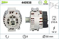 VALEO 440938 - Alternador - VALEO RE-GEN REMANUFACTURED