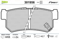 TRW GDB3281 - Lado de montaje: Eje delantero<br>Restricción de fabricante: AKEBONO<br>Contacto avisador de desgaste: con avisador acústico de desgaste<br>Homologación: E1 90R 01024/418<br>Altura [mm]: 52,9<br>Ancho [mm]: 137<br>Espesor [mm]: 17,5<br>SVHC: No hay información disponible, diríjase al fabricante.<br>