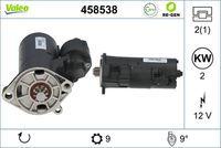 VALEO 458538 - Motor de arranque - VALEO RE-GEN REMANUFACTURED