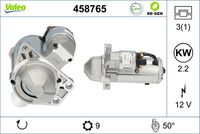 VALEO 458765 - Motor de arranque - VALEO RE-GEN REMANUFACTURED