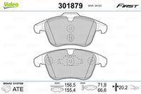 VAICO V258126 - Equipamiento de vehículo: para vehículos con freno de estacionamiento electrónico<br>Contacto avisador de desgaste: no preparado para indicador de desgaste<br>Contacto avisador de desgaste: excl. contacto de avisador de desgaste<br>Sistema de frenos: LUCAS<br>Artículo complementario/Información complementaria: con accesorios<br>Espesor [mm]: 17,3<br>Ancho [mm]: 106,1<br>Altura [mm]: 48,7<br>Artículo complementario / información complementaria 2: con tornillos pinza freno<br>Lado de montaje: Eje trasero<br>Peso [kg]: 0,952<br>