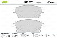 VAICO V400681 - Juego de pastillas de freno - Green Mobility Parts