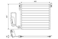 VALEO 817853 - Condensador, aire acondicionado