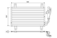 VALEO 822589 - Condensador, aire acondicionado