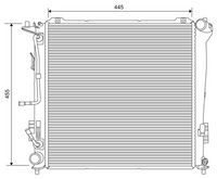 VALEO 701623 - Radiador, refrigeración del motor