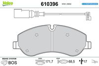 VALEO 302466 - Juego de pastillas de freno - FIRST