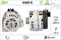 VALEO 440815 - Alternador - VALEO RE-GEN REMANUFACTURED