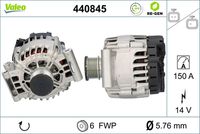 VALEO 440845 - Alternador - VALEO RE-GEN REMANUFACTURED