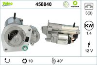 VALEO 458840 - Motor de arranque - VALEO RE-GEN REMANUFACTURED