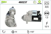 VALEO 460237 - Motor de arranque - VALEO RE-GEN REMANUFACTURED STOP&START