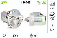 VALEO 460243 - Motor de arranque - VALEO RE-GEN REMANUFACTURED