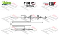 VALEO 4101720 - Cable de accionamiento, accionamiento del embrague - FTE CLUTCH ACTUATION