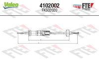 VALEO 4102002 - Longitud [mm]: 824<br>Vehículo con dirección a la izquierda / derecha: para vehic. dirección izquierda<br>Reajuste: con reajuste automático<br>Peso [kg]: 0,43<br>