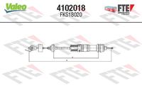 VALEO 4102018 - Cable de accionamiento, accionamiento del embrague - FTE CLUTCH ACTUATION